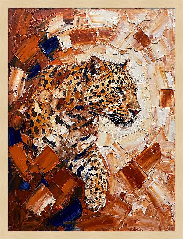 Leopard In Motion