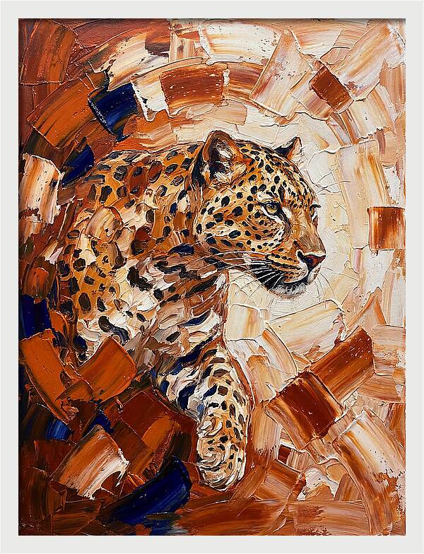 Leopard In Motion