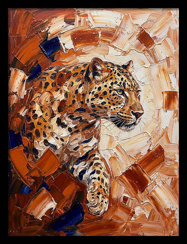 Leopard In Motion