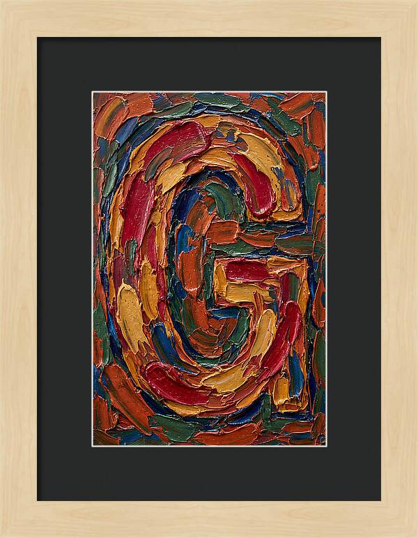 Letter G In Vibrant Colors