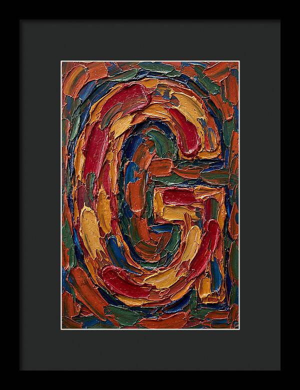 Letter G In Vibrant Colors