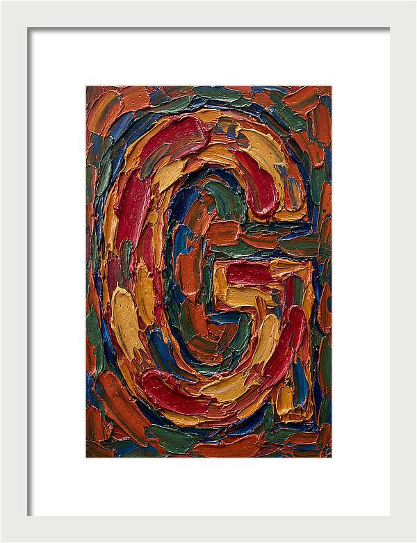 Letter G In Vibrant Colors