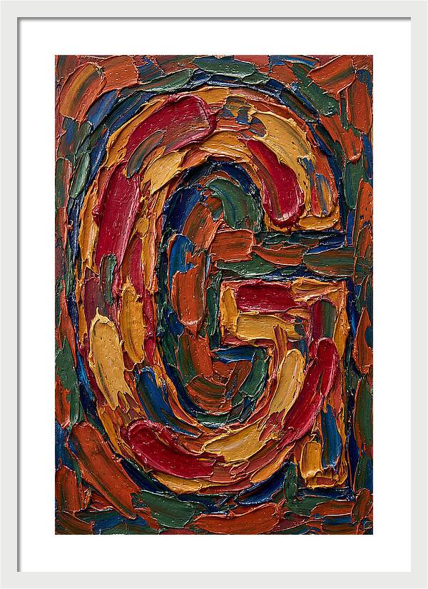 Letter G In Vibrant Colors