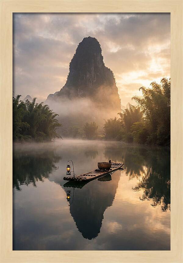 Li River Serenity At Dawn