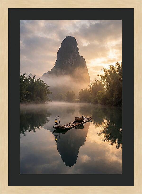 Li River Serenity At Dawn