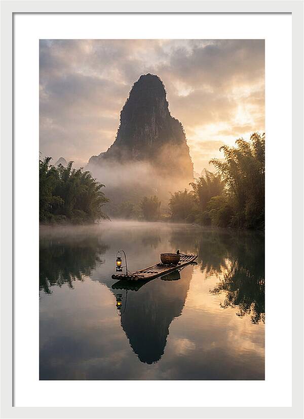 Li River Serenity At Dawn