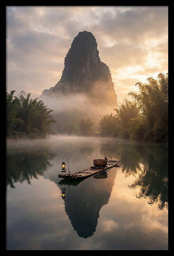 Li River Serenity At Dawn