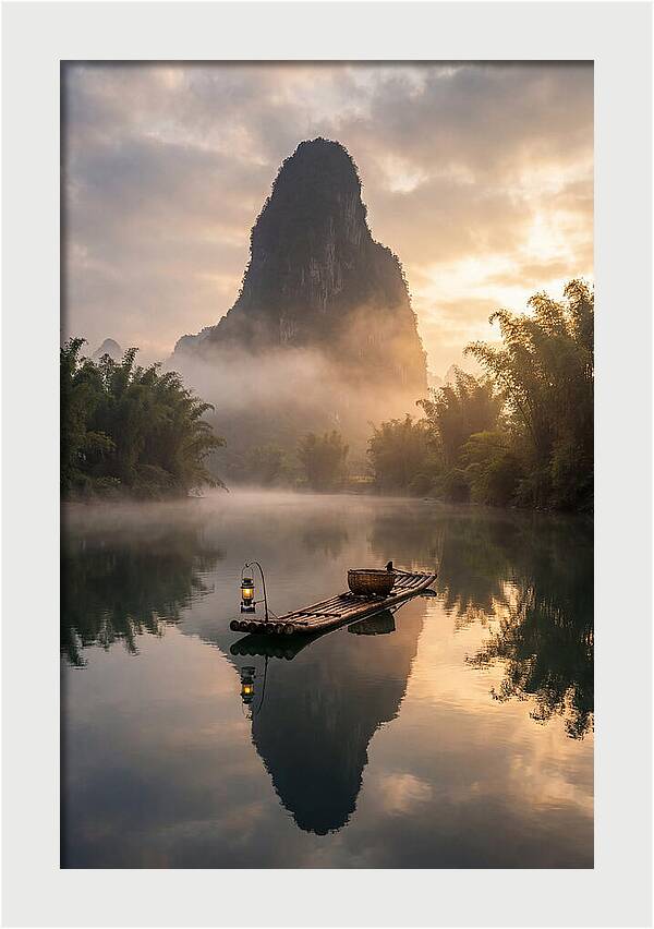 Li River Serenity At Dawn