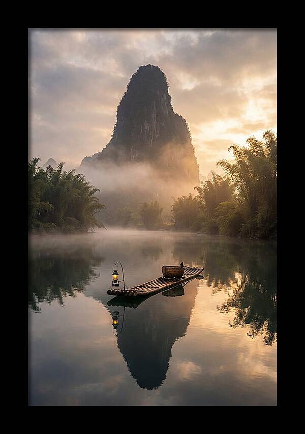 Li River Serenity At Dawn