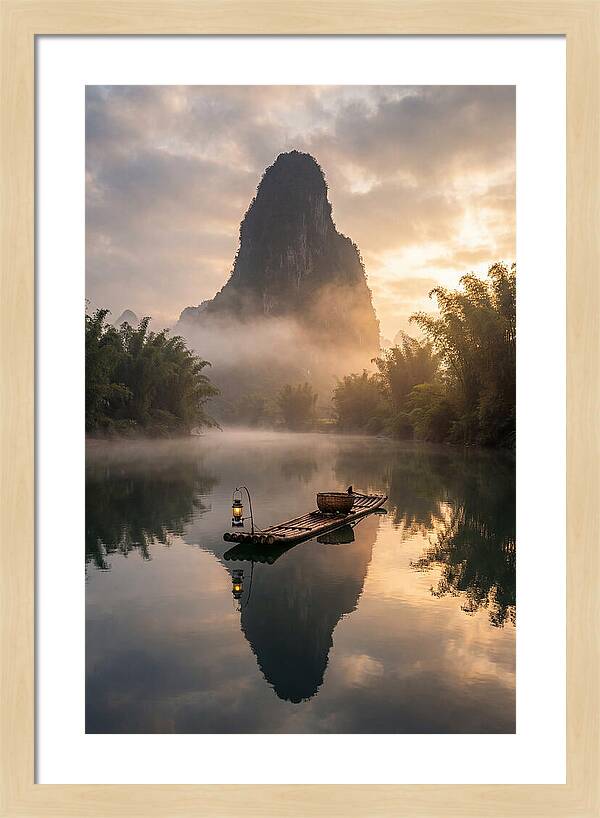 Li River Serenity At Dawn