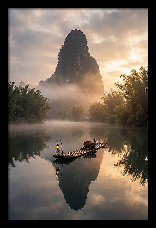 Li River Serenity At Dawn