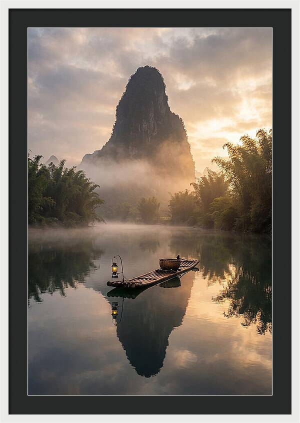 Li River Serenity At Dawn