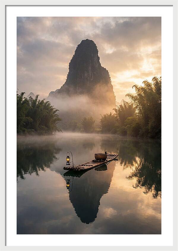 Li River Serenity At Dawn