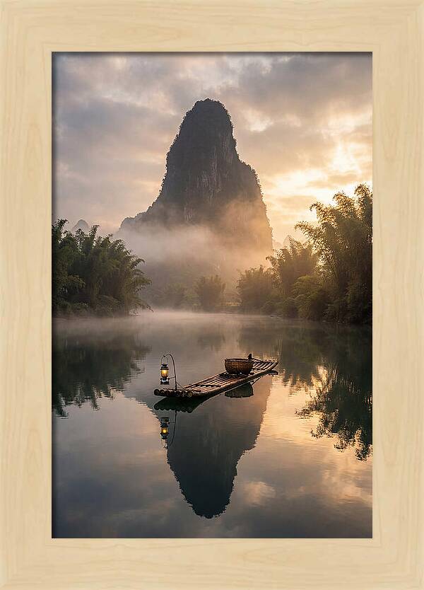 Li River Serenity At Dawn