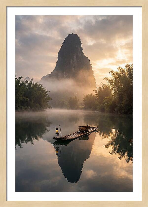 Li River Serenity At Dawn