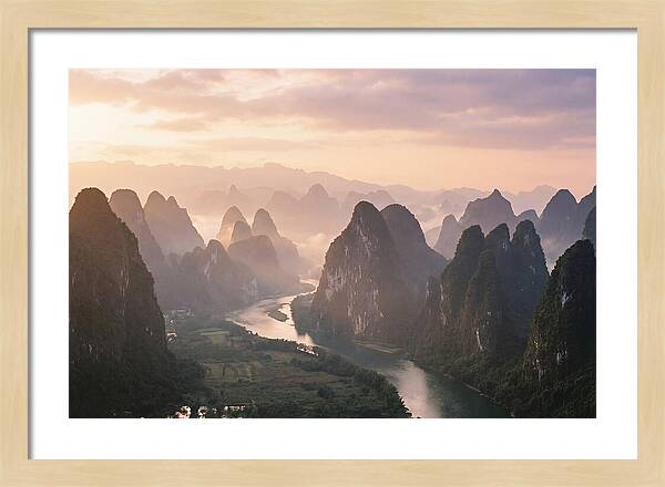 Li River Serenity At Dawn