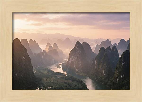 Li River Serenity At Dawn