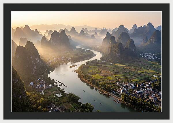 Li River Serenity From Xianggong Hill