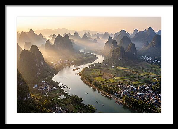Li River Serenity From Xianggong Hill