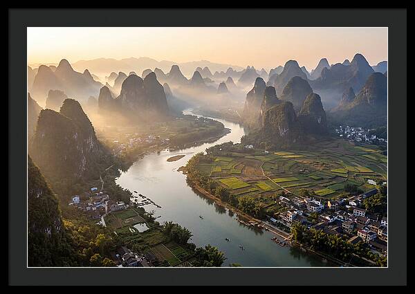Li River Serenity From Xianggong Hill