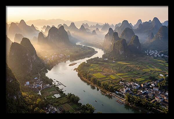 Li River Serenity From Xianggong Hill