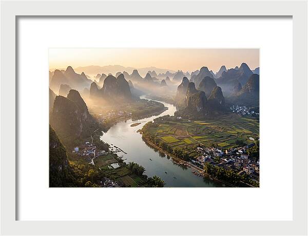 Li River Serenity From Xianggong Hill