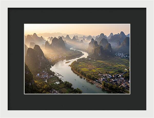 Li River Serenity From Xianggong Hill