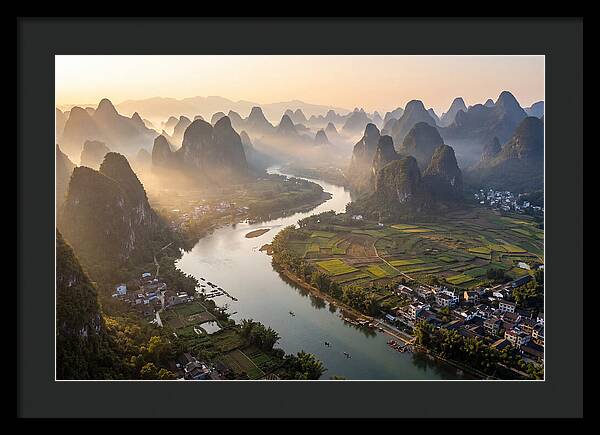 Li River Serenity From Xianggong Hill