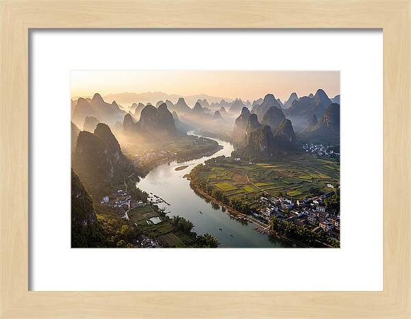 Li River Serenity From Xianggong Hill