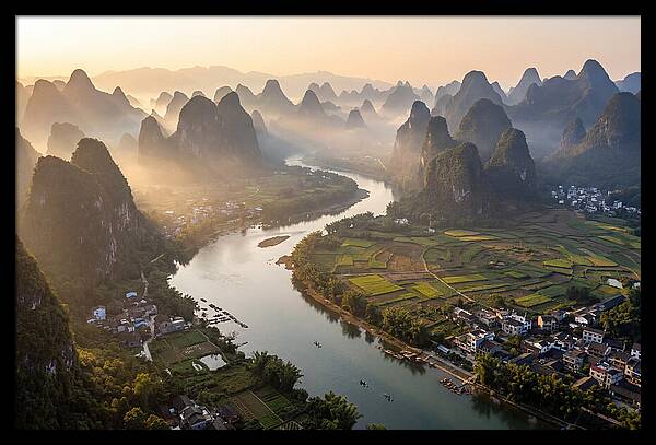 Li River Serenity From Xianggong Hill