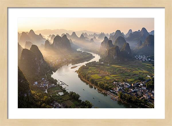 Li River Serenity From Xianggong Hill