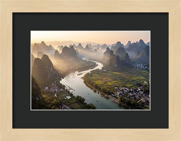 Li River Serenity From Xianggong Hill