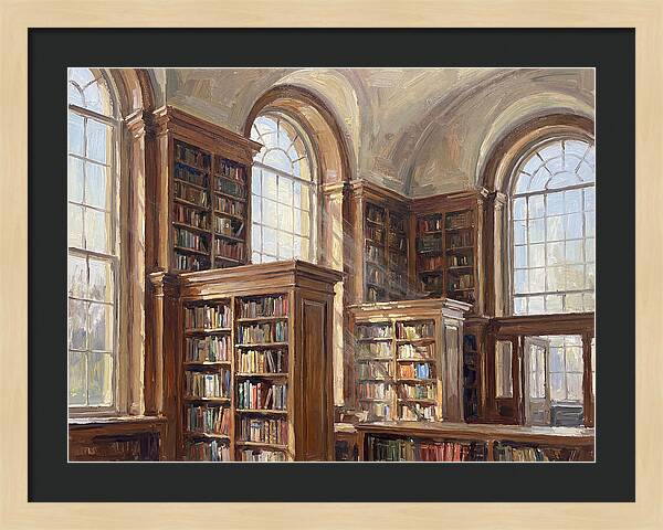 Library Interior Serenity