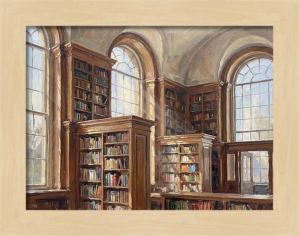 Library Interior Serenity