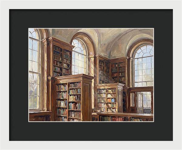 Library Interior Serenity