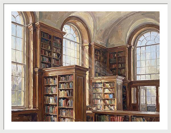 Library Interior Serenity