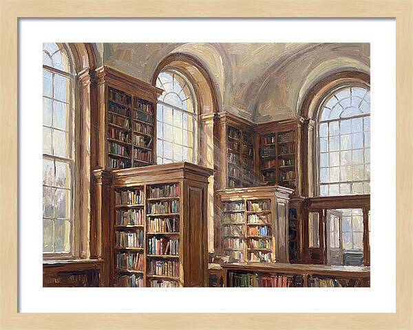 Library Interior Serenity