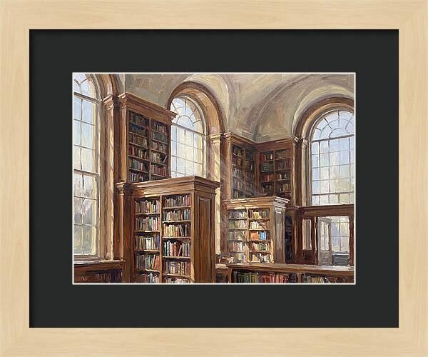 Library Interior Serenity