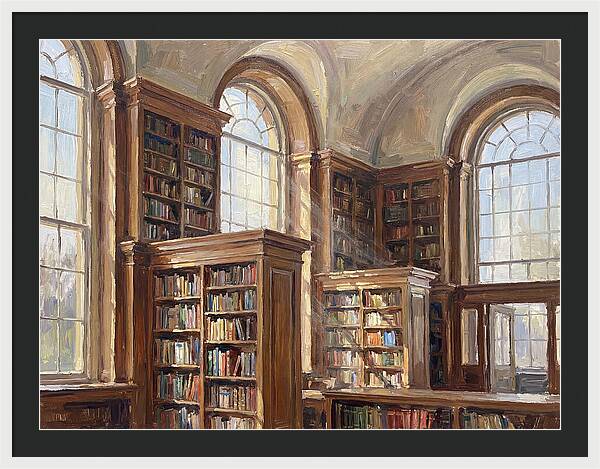 Library Interior Serenity