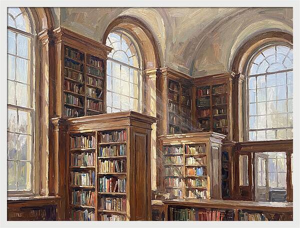 Library Interior Serenity