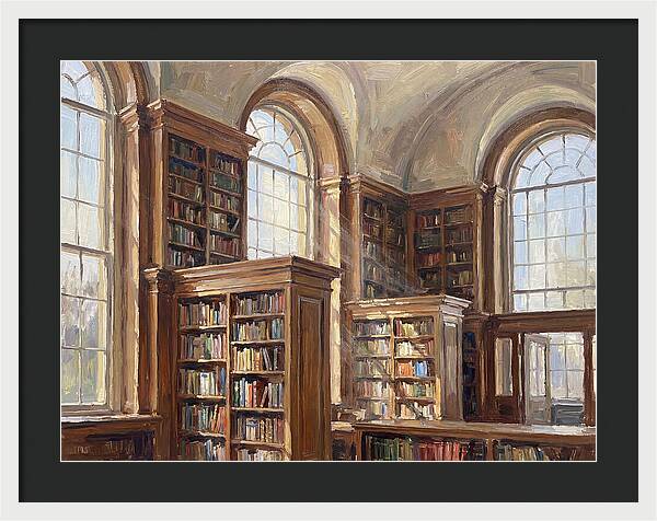 Library Interior Serenity