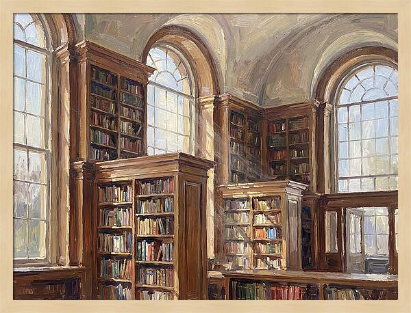 Library Interior Serenity