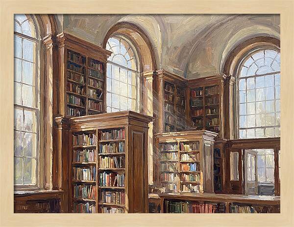 Library Interior Serenity