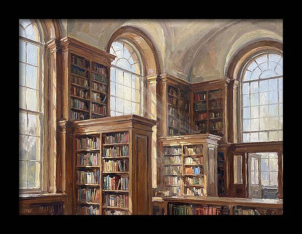 Library Interior Serenity