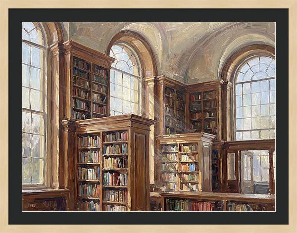 Library Interior Serenity