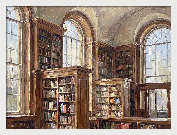Library Interior Serenity