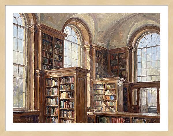 Library Interior Serenity