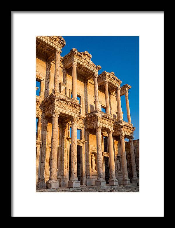 Library Of Celsus At Golden Hour