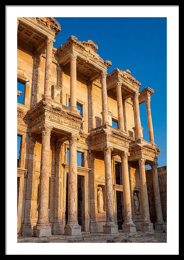 Library Of Celsus At Golden Hour