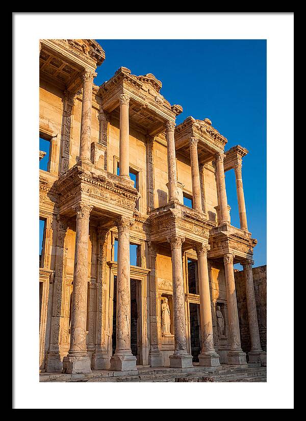 Library Of Celsus At Golden Hour